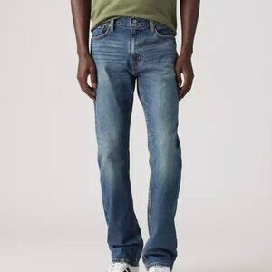 Levis Jeans Mens 32x30 513‎ Slim Straight Fit Blue Stretch Flex Workwear Pants